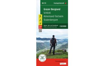 Wanderkarten Steiermark Grazer Bergland, Wander-, Rad- und Freizeitkarte 1:50.000, freytag & berndt, WK 131 KOMPASS freytag & berndt
