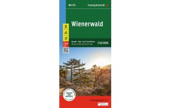 Hiking Maps Vienna Wienerwald, Wander-, Rad- und Freizeitkarte 1:50.000, freytag & berndt, WK 011 Freytag-Berndt und Artaria