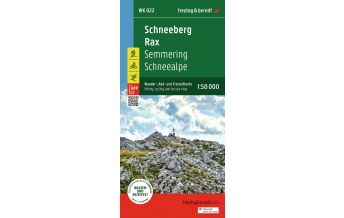 Wanderkarten Steiermark Schneeberg - Rax, Wander-, Rad- und Freizeitkarte 1:50.000, freytag & berndt, WK 022 KOMPASS freytag & berndt