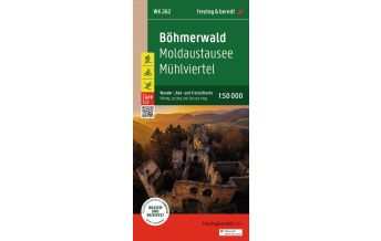 Hiking Maps Upper Austria Böhmerwald, Wander-, Rad- und Freizeitkarte 1:50.000, freytag & berndt, WK 262 Freytag-Berndt und Artaria