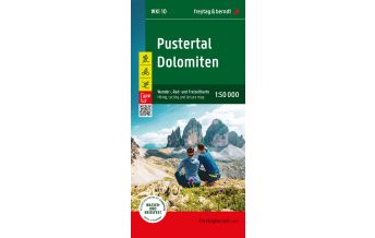 f&b Wanderkarten Pustertal - Dolomiten, Wander-, Rad- und Freizeitkarte 1:50.000, freytag & berndt, WKI 10 KOMPASS freytag & berndt