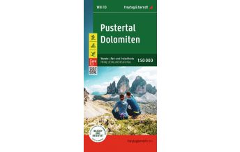 f&b Wanderkarten Pustertal - Dolomiten, Wander-, Rad- und Freizeitkarte 1:50.000, freytag & berndt, WKI 10 KOMPASS freytag & berndt