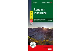 f&b Wanderkarten Rund um Innsbruck, Wander-, Rad- und Freizeitkarte 1:35.000, freytag & berndt, WK 5241 KOMPASS freytag & berndt