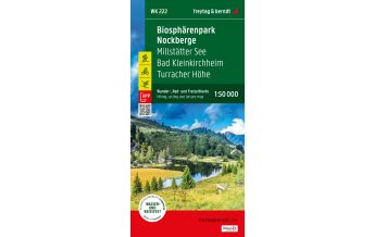 f&b Wanderkarten Biosphärenpark Nockberge, Wander-, Rad- und Freizeitkarte 1:50.000, freytag & berndt, WK 222 Freytag-Berndt und Artaria