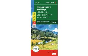 Hiking Maps Carinthia Biosphärenpark Nockberge, Wander-, Rad- und Freizeitkarte 1:50.000, freytag & berndt, WK 222 Freytag-Berndt und Artaria