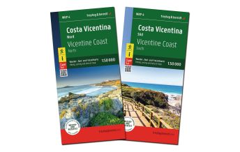 Weitwandern Costa Vicentina, Wanderkarte 1:50.000, freytag & berndt KOMPASS freytag & berndt