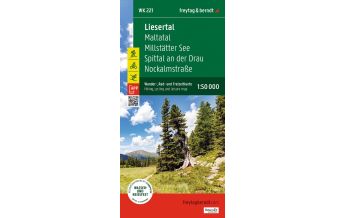 Hiking Maps Salzburg WK 221 Liesertal - Maltatal - Millstätter See - Spittal a.d. Drau - Nockalmstraße, Wanderkarte 1:50.000 Freytag-Berndt und Artaria