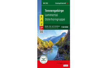 Hiking Maps Salzkammergut WK 392 Tennengebirge - Lammertal - Osterhorngruppe, Wanderkarte 1:50.000 Freytag-Berndt und Artaria