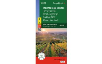 Radkarten Österreich Thermenregion Baden, Wander-, Rad- und Freizeitkarte 1:50.000, freytag & berndt, WK 023 KOMPASS freytag & berndt