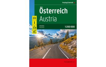 f&b Straßenkarten Österreich, Autoatlas 1:200.000, freytag & berndt Freytag-Berndt und Artaria