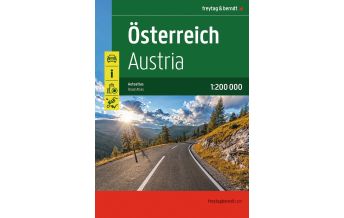 Road Maps Austria Österreich, Autoatlas 1:200.000, freytag & berndt Freytag-Berndt und Artaria
