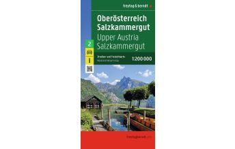 Road Maps Austria Oberösterreich - Salzkammergut, Straßen- und Freizeitkarte 1:200.000, freytag & berndt KOMPASS freytag & berndt