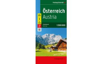 Straßenkarten Österreich Österreich, Autokarte 1:300.000, freytag & berndt KOMPASS freytag & berndt