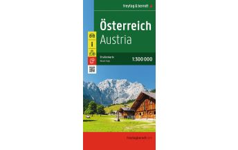 Straßenkarten Österreich Österreich, Autokarte 1:300.000, freytag & berndt KOMPASS freytag & berndt
