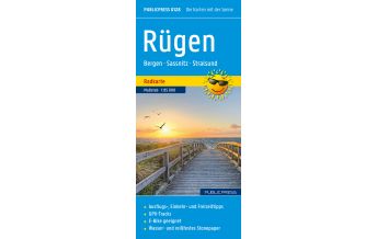 Radkarten Deutschland Rügen, Radkarte 1:85.000, Publicpress KOMPASS freytag & berndt