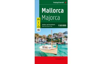 Straßenkarten Spanien Mallorca, Straßen- und Freizeitkarte 1:50.000, freytag & berndt KOMPASS freytag & berndt