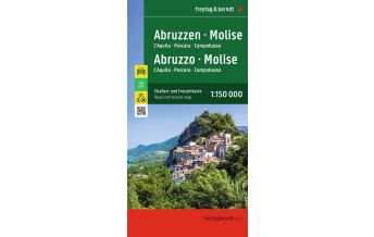 Road Maps Italy Abruzzen - Molise, Straßen- und Freizeitkarte 1:150.000, freytag & berndt Freytag-Berndt und ARTARIA