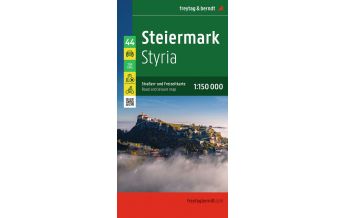Straßenkarten Österreich Steiermark, Straßen- und Freizeitkarte 1:150.000, freytag & berndt KOMPASS freytag & berndt
