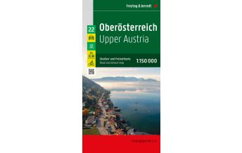 Straßenkarten Österreich Oberösterreich, Straßen- und Freizeitkarte 1:150.000, freytag & berndt KOMPASS freytag & berndt