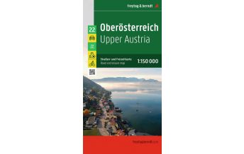 Straßenkarten Österreich Oberösterreich, Straßen- und Freizeitkarte 1:150.000, freytag & berndt KOMPASS freytag & berndt