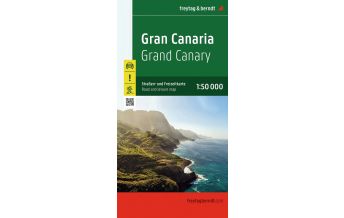 Straßenkarten Spanien Gran Canaria, Straßen- und Freizeitkarte 1:50.000, freytag & berndt KOMPASS freytag & berndt