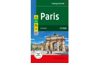 f&b Stadtpläne Paris, Stadtplan 1:11.000, freytag & berndt Freytag-Berndt und Artaria