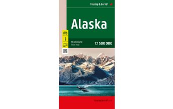 Straßenkarten Nord- und Mittelamerika Alaska, Straßenkarte 1:1,5 Mio, freytag & berndt KOMPASS freytag & berndt