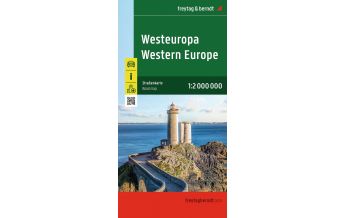 Straßenkarten Europa Westeuropa, Straßenkarte 1:2.000.000, freytag & berndt KOMPASS freytag & berndt