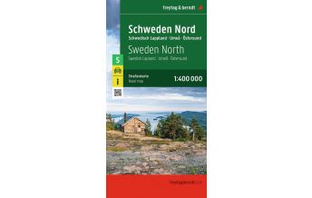 Straßenkarten Skandinavien Schweden Nord, Straßenkarte 1:400.000, freytag & berndt KOMPASS freytag & berndt