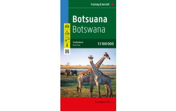 Straßenkarten Botswana Botsuana, Straßenkarte 1:1.100.000, freytag & berndt Freytag-Berndt und Artaria