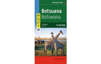 Straßenkarten Botswana Botsuana, Straßenkarte 1:1.100.000, freytag & berndt Freytag-Berndt und Artaria