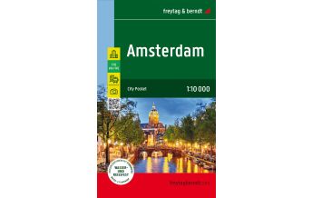 Stadtpläne Amsterdam, Stadtplan 1:10.000, freytag & berndt KOMPASS freytag & berndt