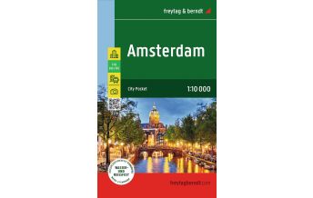 City Maps Amsterdam, Stadtplan 1:10.000, freytag & berndt Freytag-Berndt und Artaria