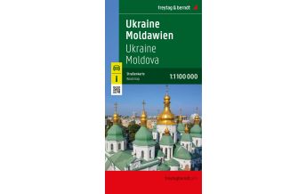 Straßenkarten Ukraine - Moldawien, Straßenkarte 1:1.000.000, freytag & berndt KOMPASS freytag & berndt