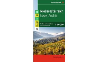 Road Maps Austria Niederösterreich, Straßen- und Freizeitkarte 1:150.000, freytag & berndt Freytag-Berndt und Artaria