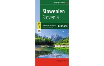 Road Maps Slovenia Slowenien, Straßen- und Freizeitkarte 1:200.000, freytag & berndt Freytag-Berndt und Artaria