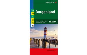 Road Maps Austria Burgenland, Straßen- und Freizeitkarte 1:150.000, freytag & berndt Freytag-Berndt und Artaria