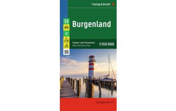 Road Maps Austria Burgenland, Straßen- und Freizeitkarte 1:150.000, freytag & berndt Freytag-Berndt und Artaria