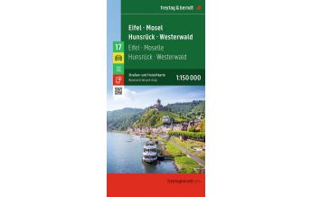 Road Maps Germany Eifel - Mosel - Hunsrück - Westerwald, Straßen- und Freizeitkarte 1:150.000, freytag & berndt Freytag-Berndt und Artaria