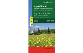 Road Maps Slovenia Alpenländer, Straßenkarte 1:800.000, freytag & berndt Freytag-Berndt und Artaria