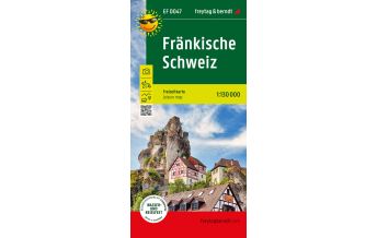 Straßenkarten Deutschland Fränkische Schweiz, Freizeitkarte 1:130.000, freytag & berndt KOMPASS freytag & berndt