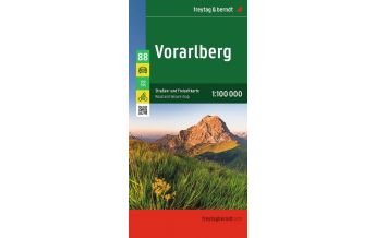 Straßenkarten Österreich Vorarlberg, Auto- & Freizeitkarte 1:100.000 KOMPASS freytag & berndt