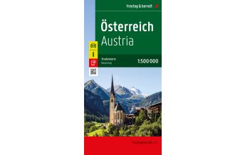 Road Maps Austria Österreich, Straßenkarte 1:500.000, freytag & berndt Freytag-Berndt und Artaria