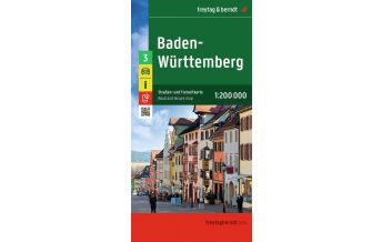 Road Maps Germany Baden-Württemberg, Straßen- und Freizeitkarte 1:200.000, freytag & berndt Freytag-Berndt und Artaria