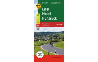 Road Maps Germany Eifel - Mosel - Hunsrück, Motorradkarte 1:200.000, freytag & berndt Freytag-Berndt und Artaria