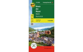 Straßenkarten Deutschland Rhein - Ahr - Mosel, Freizeitkarte 1:140.000, freytag & berndt KOMPASS freytag & berndt
