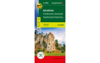 f&b Straßenkarten Altmühltal, Freizeitkarte 1:140.000, freytag & berndt Freytag-Berndt und Artaria