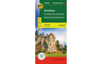 Straßenkarten Deutschland Altmühltal, Freizeitkarte 1:140.000, freytag & berndt KOMPASS freytag & berndt
