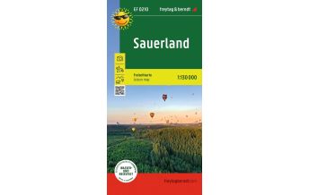 Road Maps Germany Sauerland, Freizeitkarte 1:130.000, freytag & berndt Freytag-Berndt und Artaria