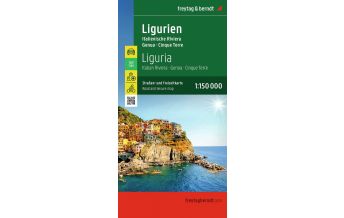 Road Maps Italy Ligurien, Straßen- und Freizeitkarte 1:150.000, freytag & berndt Freytag-Berndt und Artaria